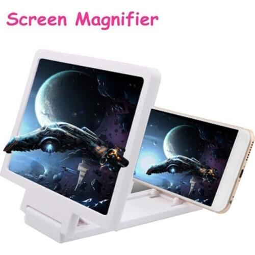 2019 New Mobile Phone Screen Magnifier Eyes Protection Display 3D Video Screen Amplifier Folding Enlarged Expand Stand Holder