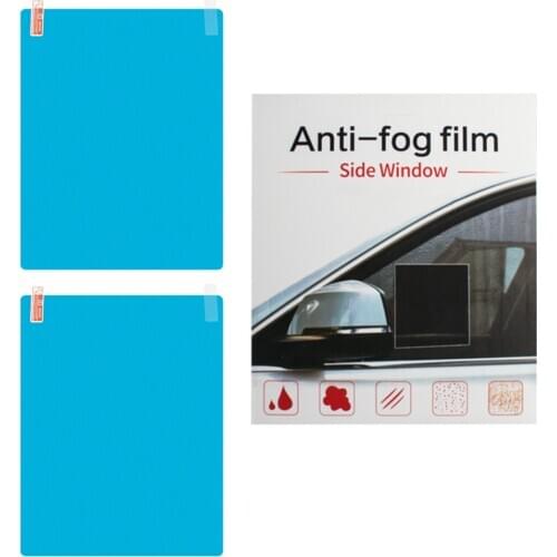 Rain Shield Side Window Glass Film 2x Universal Car Side Window Anti Fog Rainproof Protecitve Film Auto Accessories