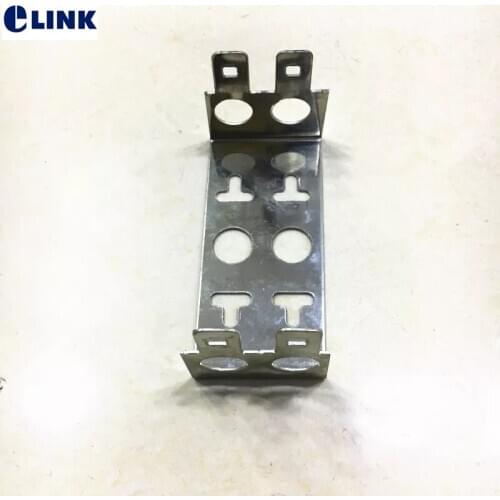 10pcs 2-Units Stainless steel Frame for 10pairs Krone voice Module snap-in terminal block thickened blank patch panel ELINK