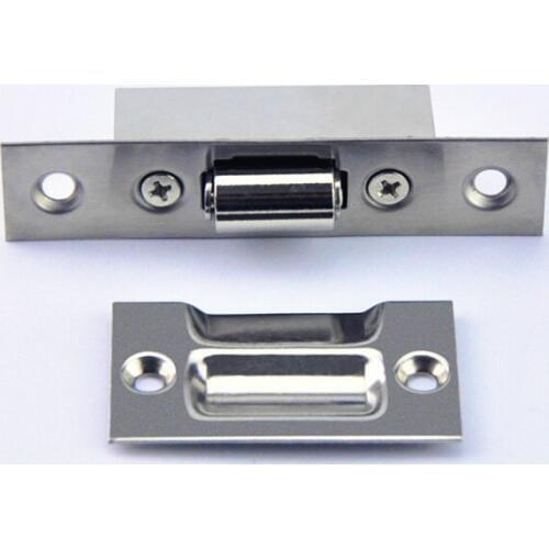 10pcs Hidden Stainless Steel Ball Roller Catches Cupboard Cabinet Door Latch Locks Door Clip Buckle Home Door Hardware Tool