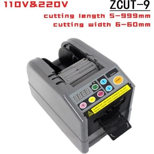 220V/110V ZCUT-9 Automatic Tape Cutting Machine Electric Cutting Tool Tape Cutting Machine Packaging Machine Office Equipment