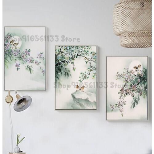 5D diamond Mosaic, vintage flowers, birds, art, modern home decoration, triad art, diamond embroidery, all square,GG4411