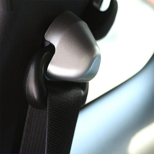 Car Seat Belt Modification Cover Sticker Safety Belt Buckle Decorative Shell for 15-20 Ford Mustang Accessories Auto Interior