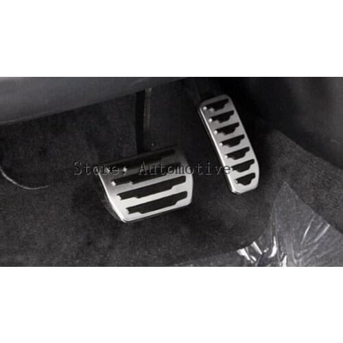 For Land Rover Range Rover Evoque AT Foot Pedal Gas Fuel Brake Pedal 2012-2016 2pcs