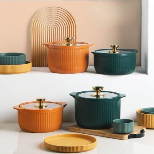 European Style Kitchen Luxury Pot Home Non Stick Pans Saucepan Milk Heating Pot Large Ollas De Acero Inoxidable Cookware Eg50tg