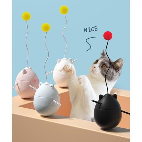 Cat Toy New Ninja Tumbler Cute and Funny Pet Toy with Rotating and Stumble Functions Interactively and Automatically For Indoor