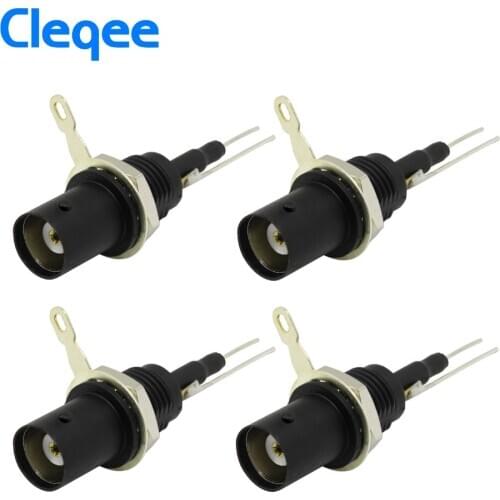 Cleqee P7002S 4pcs High quality 50KY Safety BNC female plug for Instrument panel Installation