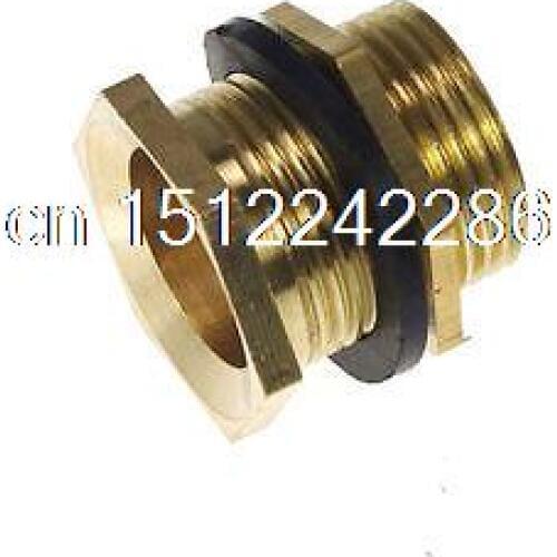 2PCS 3 4 BSPP Brass Pipe Swivel Fitting Nut Water Tank Connector