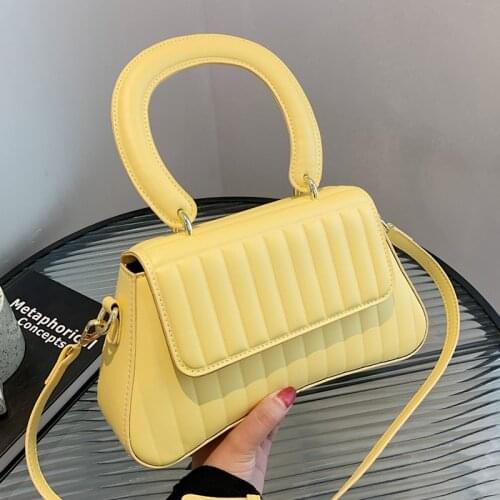 Fashion Women Yellow Orange Shoulder Bags Designer Luxury Pu Leatehr Flap Crossbody Bag Famale Handbag Evening Day Clutch Bag