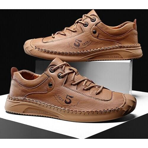 Bigger Size Man Leather Shoes Plus Size Moccasin Fashion Sneakers Men Casual Shoes Loafers Mens Shoe Male Leisure Shoe