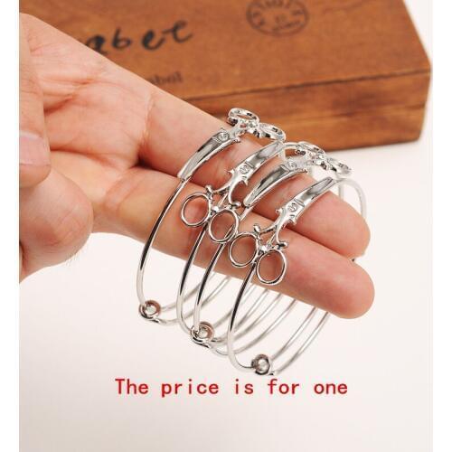 Winding Knot Bracelet Manchette silverGold Bangle For Women scissors Bracelets Bangles Pulseiras kid girl bangle brides Bracelet