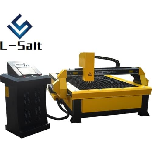 Plasma machine table type for copper , metal sheet , round tube with rotary