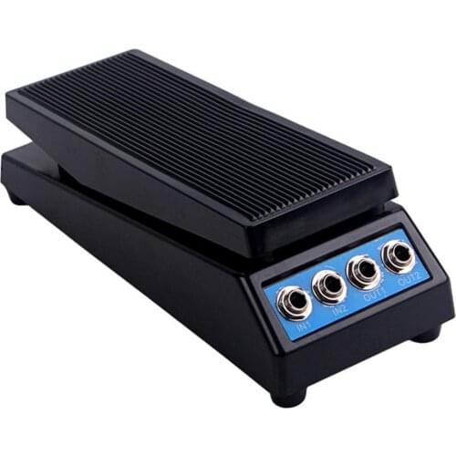 Professional Stereo Volume Control Electric Guitar Effect Pedal with Connector Plastic Effect Pedal Guitar Parts Accessories