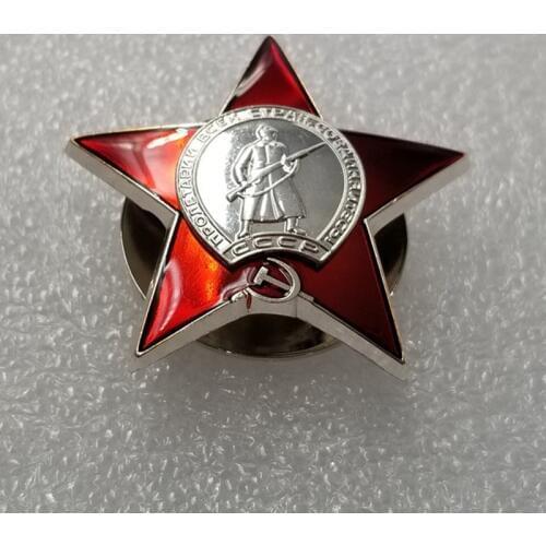 Russia Metal Badges cccp Ussr Soviet Military Medals Order ww2 War Medal Russian Red Star Pins (Copy)