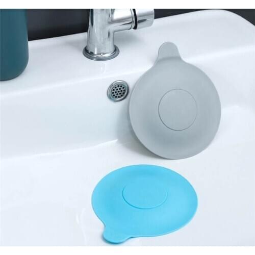 1PCS Silicone Bathtub Drain Water Plug Stopper Drain Water Tank Waterproof Plug Cover Design For Bathroom Kitchen
