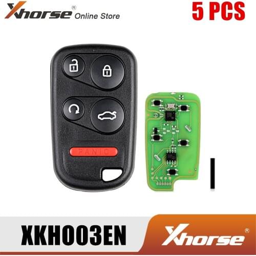 XHORSE XKHO03EN Universal Remote Key Fob for VVDI Key Tool With Remote Start & Trunk Button