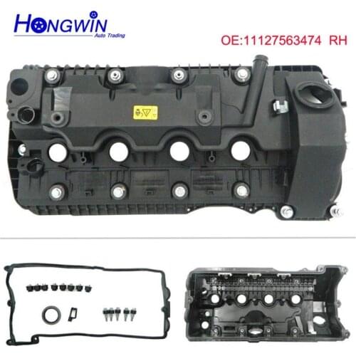 11127563474 Engine Cylinder Head Valve Cover RH For BMW E53 E60 E63 E65 E66 E70 545i 550i 650i 745i 750i