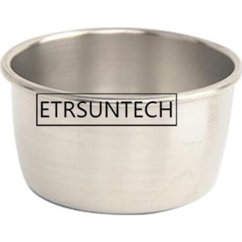 120pcs Stainless Steel Sauce Cup Reusable Tomato Sauce Container Dipping Bowl for Fast Food Restaurant Bar Home