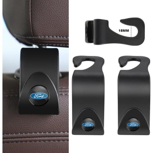 2Pcs Clips Car Seat Hook Auto Fastener Accessries For Ford Fiesta EcoSport ESCORT Focus 1 Focus 3 Focus 2 Kuga Mondeo Explorer