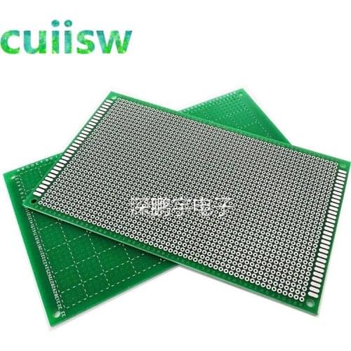 9*15 9X15 cm Single Side Prototype PCB Universal Board Copper Experimental Plate Circuirt Hole Bread Board 5Pcs/lot green