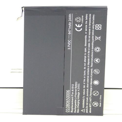 2pcs/lot 100% New Full Capacity 6471mAh a1512 Battery For ipad mini 2 Retina Mini 3 A1489 A1490 A1491 A1599 Battery Batteries