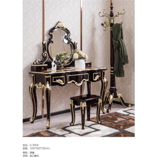 White European mirror table dresser French bedroom furniture DN855