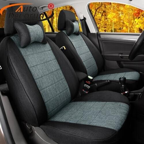AutoDecorun Dedicated Cover Seat Car for Kia Borrego Automobile Seat Covers Set Cars Seat Supports Headrest Cushion Accessories