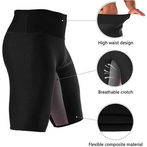 DIHOPE Shapewear Sauna Yoga Gym Weight Loss Body Shaper Cinta Masculina Sweat Thermo Burning Man Shorts Plus Size fit