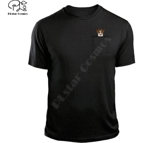 BONBON POCKET Tee T Shirt summer printed t-shirt men for women shirts tops black cotton tees Fashion Short sleeve