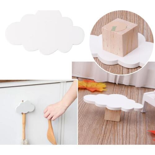 Cute Cloud Hooks Wooden Clothes Hanger Wall Decor Children Bedroom Pendant Feb-27