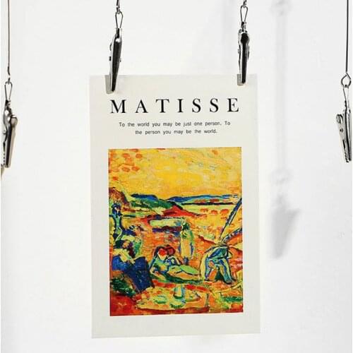 30pcs/Pack MATISSE Painting Photos Post Cards Set DIY Craft Scrapbook Room Background Wall Decoration Stationery Gift Postcard