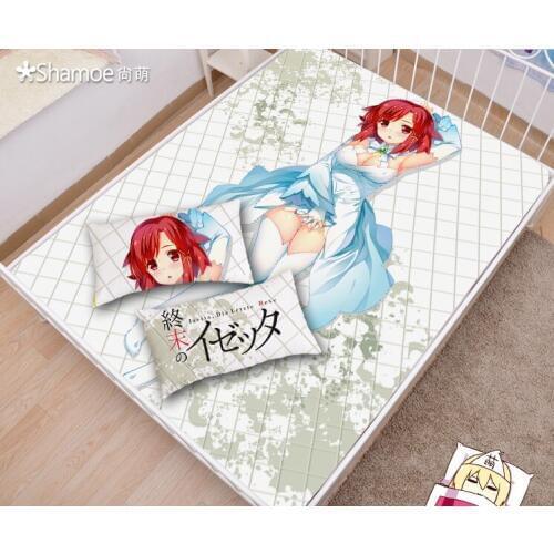 Japanese Anime Cartoon Shuumatsu no Izetta Mattress Cover Fitted Sheet Fitted cover bedspread counterpane