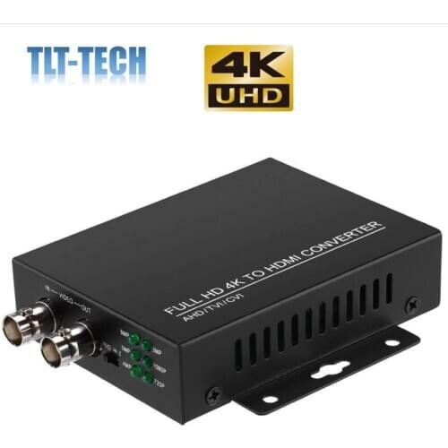 TVI/CVI/AHD to HDMI Converter Adapter Full HD 4K 720P/1080P/3MP/4MP/5MP/8MP BNC to HDMI Video Converter for Monitor HDTV DVRs