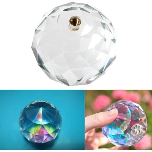 Clear Crys-tal Glass Prisms Camera Filter Glass Photography Rainbow Home Decoration studio Photo 1/4 inches Thread wholesales