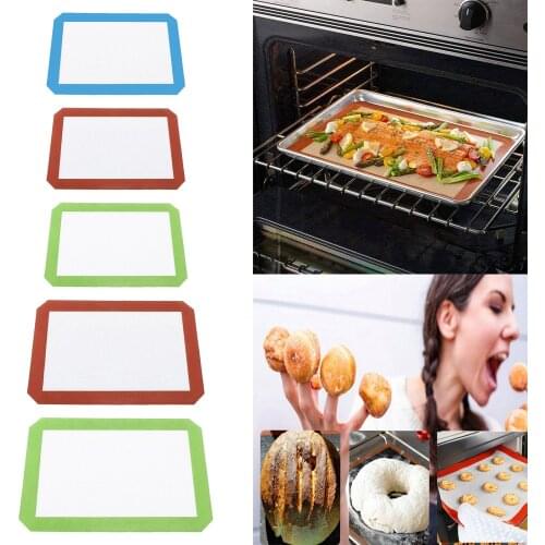 Silicone Mat Pastry Non Stick Puff Perforated Liner Pad Macaron Cookie Bread Baking Tools Oven Sheet