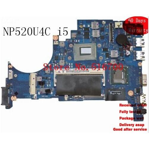 System Motherboard For Samsung NP520U4C Laptop Motherboard w/ i5-3210M 2.5Ghz CPU BA92-11247A