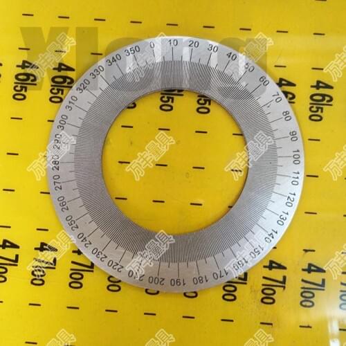 Outer diameter: 70mm Dial Small Scale 360 Degree Dial Circular Angle Measuring Instrument 70 # 40 # 1