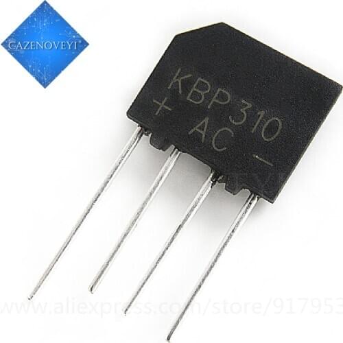 10pcs/lot KBP310 KBL-310 SIP-4 3A 1000V Bridge Rectifier new and original In Stock