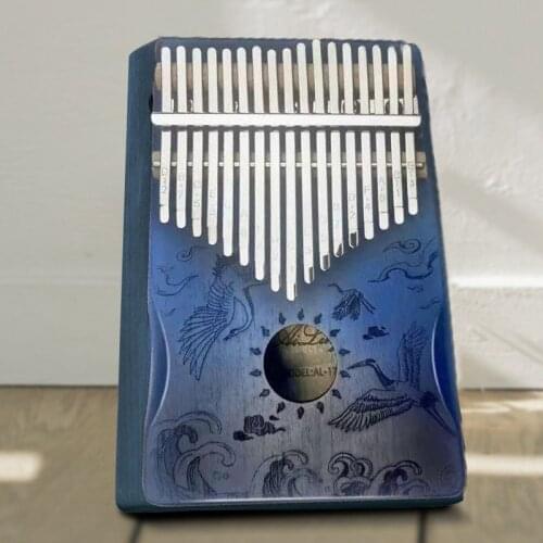 17 Keys Kalimba Thumb Piano Wood Mbira Body Musical Instrument Tones Creative Music Box Delicate Kalimba Piano Christmas Gifts