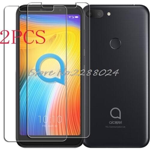 2PCS FOR Alcatel 1S 5024D 2019 High HD Tempered Glass Protective On 5024A, 5024I, 5024J 5024F Screen Protector Film Cover