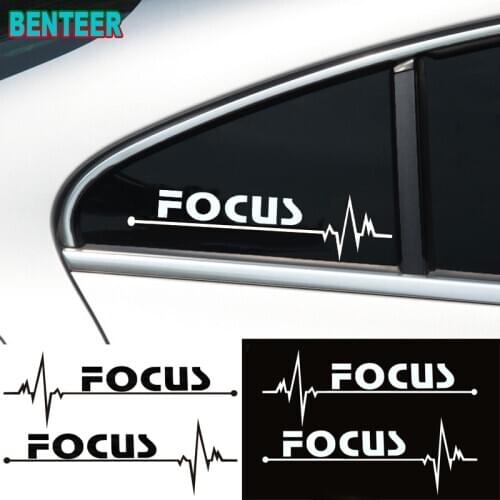 2pcs /lot car windows sticker car body sticker for Ford focus