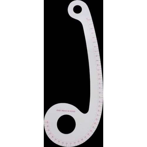 6040 Plastic Transparent French Curve Ruler SplIne Sewing Patchwork Feet Tailor Yardstick Cloth Cutting Rulers