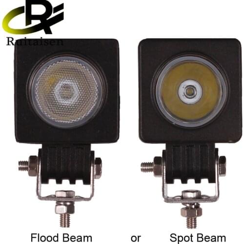Car Accessories Led Headlight Square Spot Flood LED Worklight 3Inch 10W Led Work Lamp For Tractor Truck Offroad Motorcycle