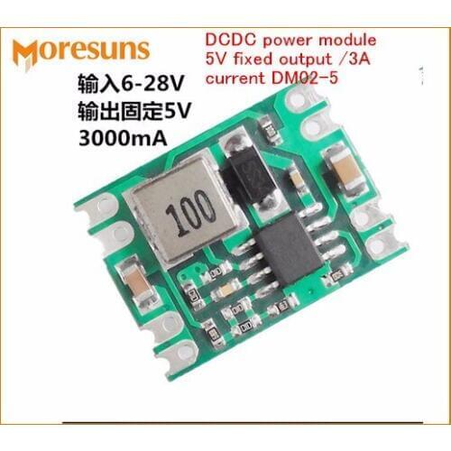 Free Ship 10pcs Quality Original chip DCDC power module/5V fixed output /3A long time large current DM02-5 power supply module