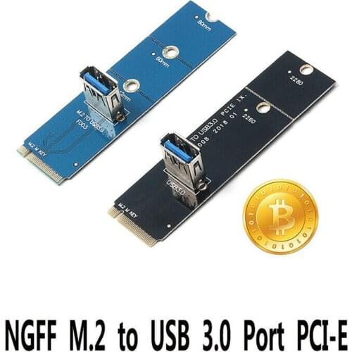 CHIPAL NGFF M.2 to USB 3.0 Transfer Card M2 to USB3.0 Adapter for PCI-E Riser Card For Bitcoin Litecoin ETH Miner Mining
