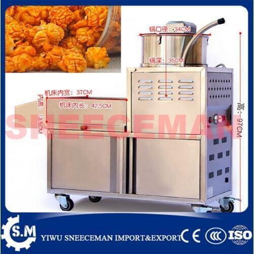 Popcorn making machine gas and electric for sale