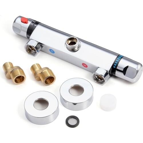 Shower Water Temperature Control Valve Thermostatic For Wall Mixer For Bathroom Hot And Cold Shower Valve