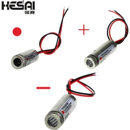 650nm 5mW Red Point / Line / Cross Laser Module Head Glass Lens Focusable Industrial Class