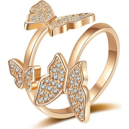 Женские золотые кольца Midnite Star China At AliExpress