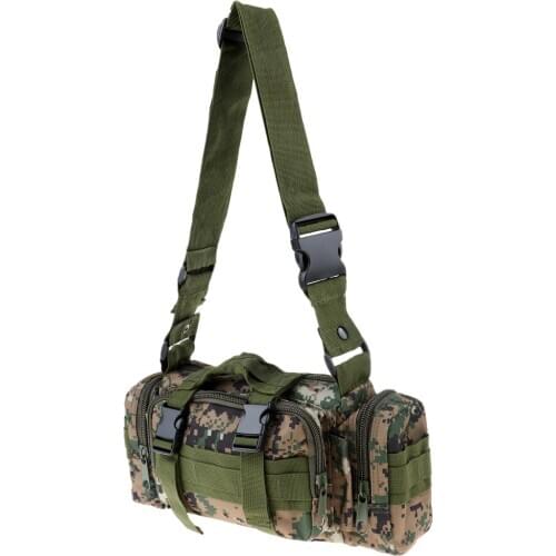 Mini Waist Pack Shoulder Bag Pouch Waist Bag for Outdoor Camping Hiking Wear Resistant